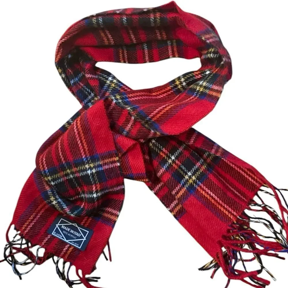 Unisex Italian Tartan Scarf!